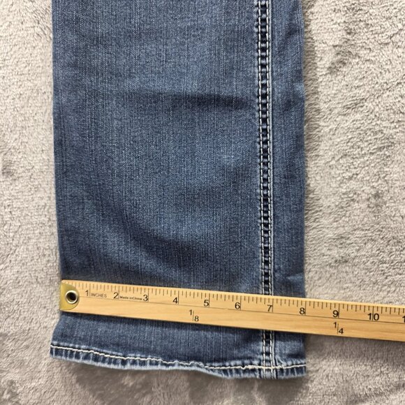 Silver Jeans Suki Mid Boot Jeans Womens 28 Blue Fluid Denim Stretch Bootcut - Picture 11 of 11